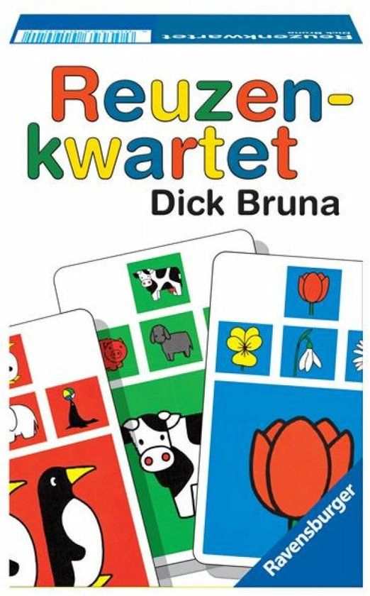 Ravensburger Dick Bruna Reuzenkwartet - Kaartspel - 3+ jaar