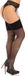 Leg Avenue Rhinestone Spandex Stockings Zwart One Size