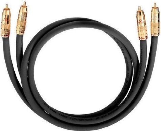 Oehlbach 1m NF 214 Master Set audio kabel 2 x RCA Antraciet