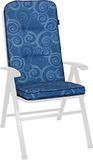 Angerer Stoelkussen, exclusief stoelkussen hoog design Santorin, blauw, 120x50x7 cm, 1024/096