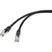 Renkforce RF-4538208 Netwerkkabel Zwart 60 m Cat6a S/FTP Rond