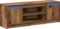 vidaXL TV-meubel 139,5 x 34 x 50 cm Oud Hout