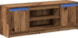 vidaXL TV-meubel 139,5 x 34 x 50 cm Oud Hout
