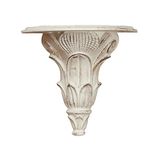 Biscottini Shabby Chic wandrek 32 x 15 x 29 cm Made in Italy | wit wandrek van hout | Shabby Chic wandrekken voor handwerk