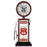 Lily's Home Ouderwetse Route 66 Benzinepomp Mantle klok