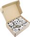 Quadrios 2102CA114 Wartel assortiment PA66 Wit 60 stuk(s)