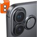 TORRAS LensGuard Geschikt voor Apple iPhone 17 - Camera Lens Protector 9H Tempered Glass - Zwart