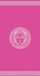 Miracle Home Strandhanddoek, Egyptisch katoen, Athene, roze, 90 x 165 cm