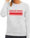 Bellatio Decorations Shoppartners Bv Dokter logo grijze sweater voor dames - Hulpdiensten verkleedkleding L