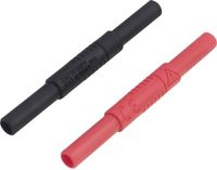 Voltcraft MSL-504 Meetkabelverbinder Bus 4 mm Bus 4 mm Zwart, Rood 1 stuk(s)