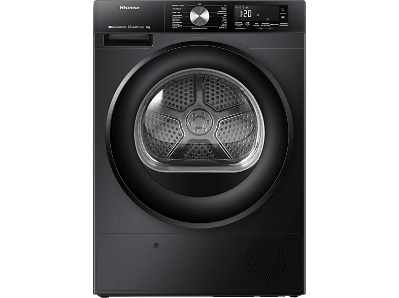 Hisense DH3S902BBCC Warmtepompdroger Vrijstaand 9 kg Zwart