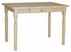 Table en chêne massif avec tiroir pour cuisine et salle à manger