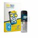 BROTECT Screenprotector 6 Stuks voor Panasonic KX-TGU432 Beschermglas Transparant