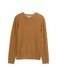 Tom Tailor - Pull en maille en coton - Taille L - cognac profond chiné