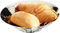 Merkloos APS Brood- en fruitschaal - Ø20 x 5,5 cm - RVS - Set van 2 stuks