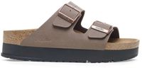 Birkenstock Arizona Flex Platform NARROW dames slippers bruin - maat 42