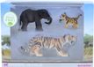 Bullyland Animal World: Éléphant, Tigre, Tigreau. Figurines d'animaux sans PVC, objets de collection pour enfants