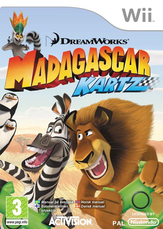 Activision Madagascar Kartz - Nintendo Wii