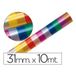 Kleurlint 10 m x 31 mm gesorteerd