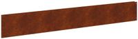 vidaXL Gazonafboording - met omgeplooide bovenrand - 10 st - 100x15cm - Staal