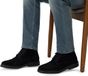 Manfield - Heren - Zwarte suède veterboots - Maat 41
