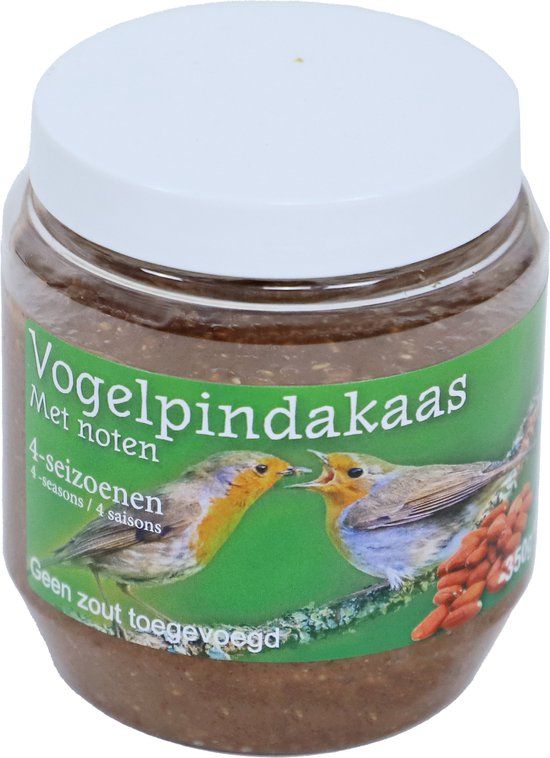 Boon 4-seizoenen vogelpindakaas noten, 350 gram