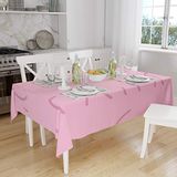 Bonamaison Tafelkleed, Anti-Mold, Sneldrogend, Waterdicht, 100% Polyester Tafellaken, Willekeurig patroon, 140 x 160 Cm