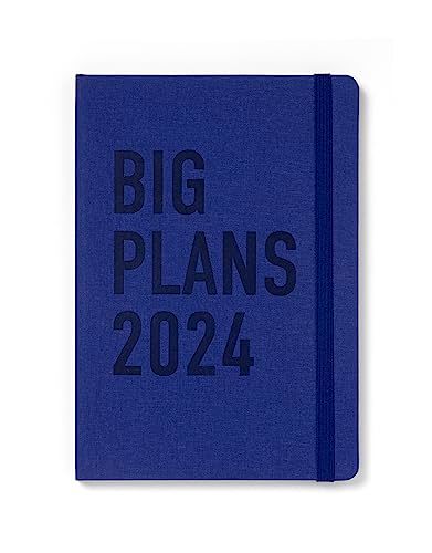 LETTS Big Plans A5 week op 2 pagina's Navy 2024