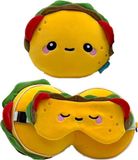 Relaxeazzz Foodiemals Frida der Taco Reisekissen & Schlafmas