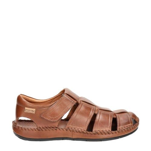 Pikolinos Leren Sandalen Cognac