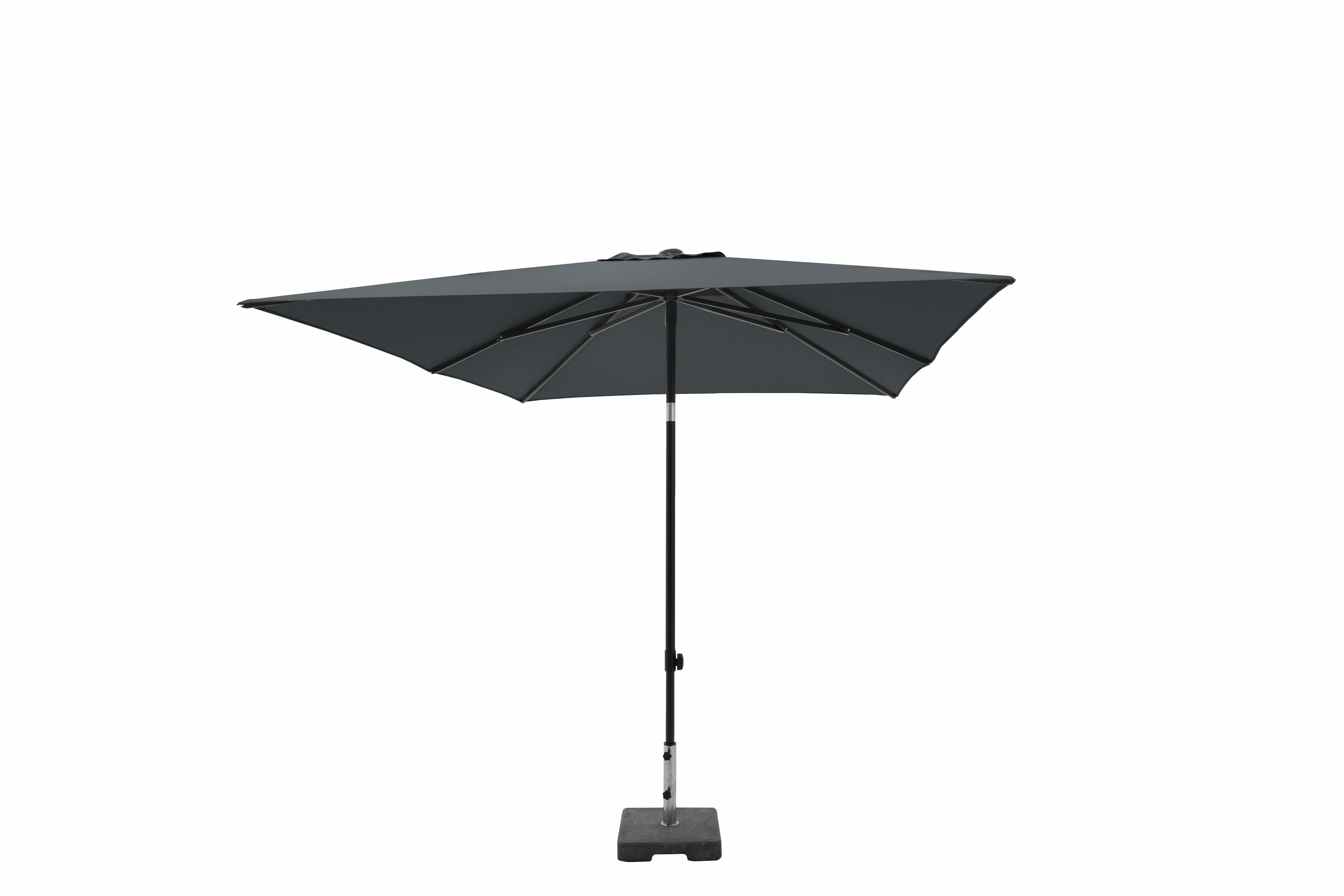 Madison Moraira Push-up Stokparasol - Grijs - 280x280cm - Vierkant