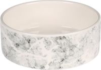 Flamingo Marmi - Eet- en Drinkpot Hond Marmi Keram. Grijs Rond 400ml 13,5x4,5cm