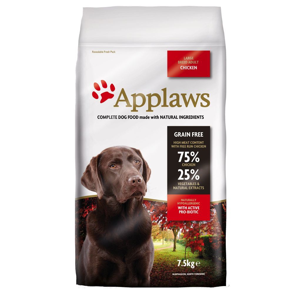 Applaws Adult Large Kip hondenvoer 2 x 15 kg