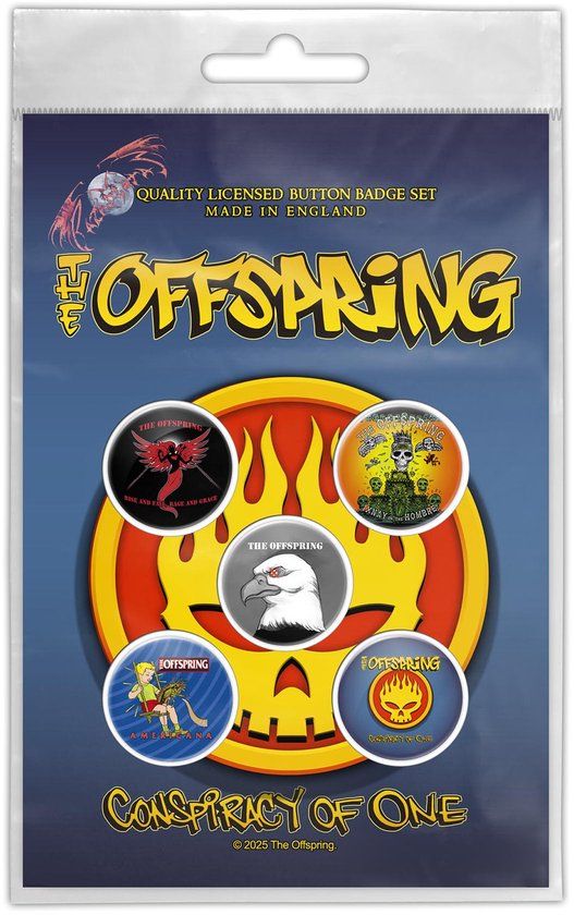 The Offspring Conspiracy Of One Unisex Badge - meerkleurig