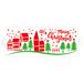 Decora 9270975 sjabloon kerstland 10 x 28 cm, plastic