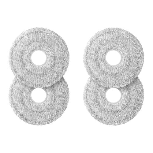 Samsung VCA-RPW97 Originele microvezelpads voor Jet Bot Combo (VR7MD9*), accessoires en reserveonderdelen voor robotstofzuiger, herbruikbaar, grijs, 4 stuks
