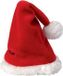 Mini kerstmuts Rood Kunststof