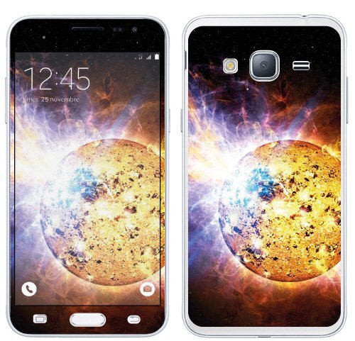 Royal Sticker Royal Muurtattoo RS. 126914 zelfklevend voor Samsung Galaxy J3 2016 Solar Eruption motief