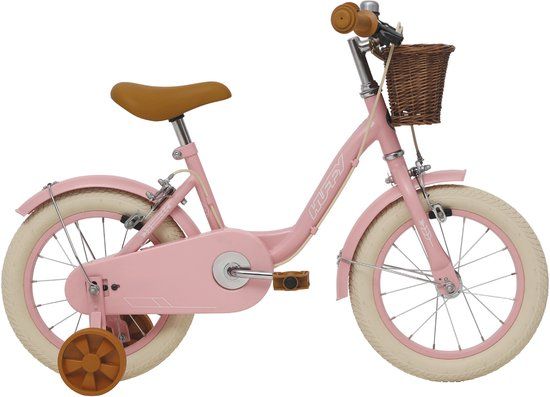 Huffy Vintage 14 inch Kinderfiets roze