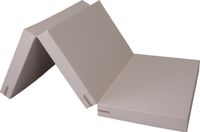 Tapis de gymnastique, 3 pièces, 180x100x10 cm, beige