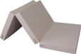 Tapis de gymnastique, 3 pièces, 180x100x10 cm, beige