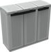 Merkloos Ecocab 3 Opbergdoos met 3 vakken, Kunststof, 110L, 102 x 39 x 88,7 cm
