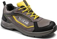 Sparco INDY EDMONTON – Veiligheidsschoen S1PS met FlexGrip+ zool en ademend mesh - beige-geel - Maat - 42