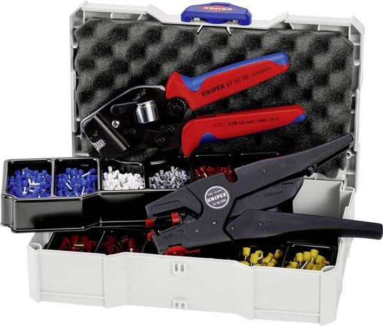 Knipex 97 90 16 Krimp-assortiment voor adereindhulzen - 1 stuk(s)