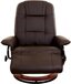 Viking Choice Relaxfauteuil - Bruin - Massage, Verwarming & Verstelbare Voetensteun