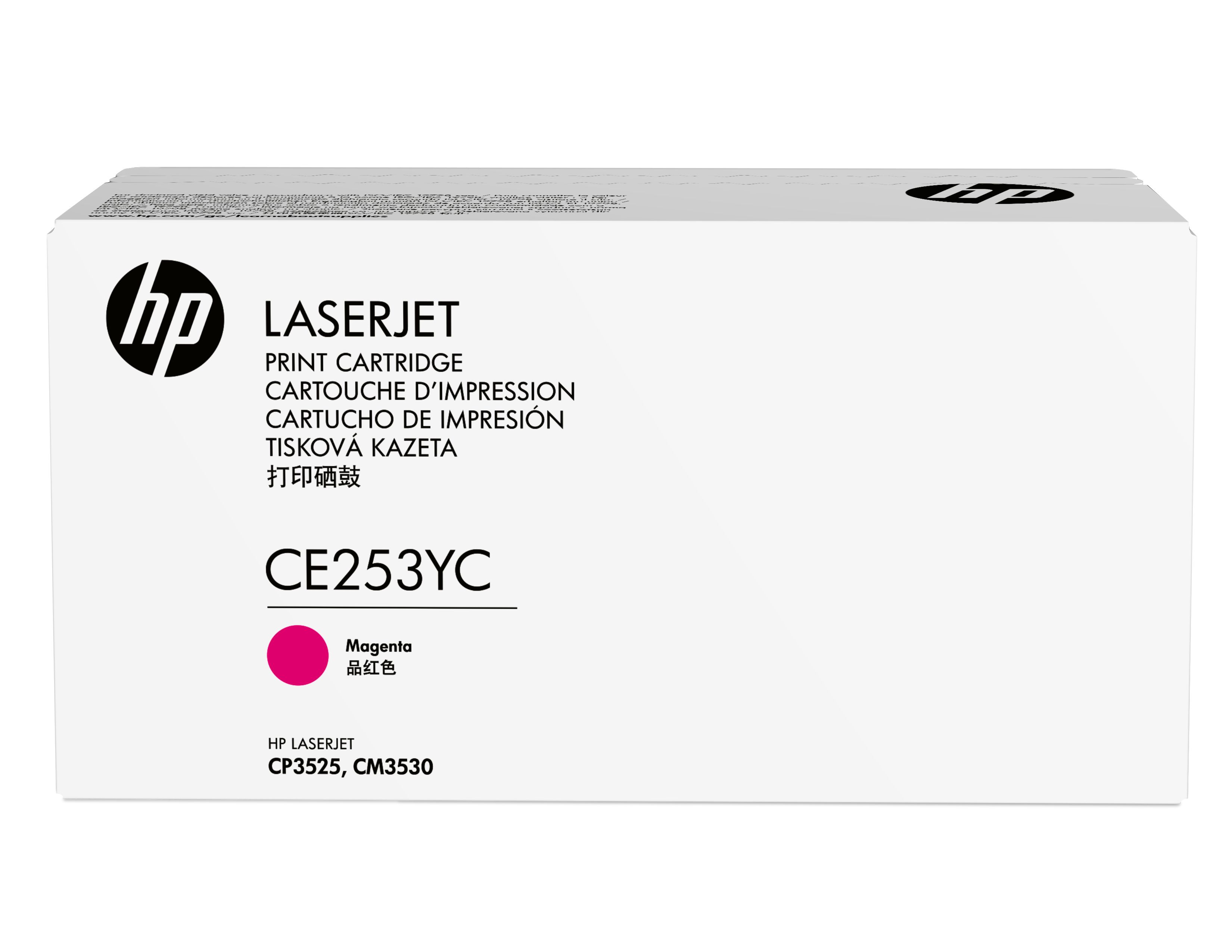 HP CE253YC Magenta Toner Cartridge - Original