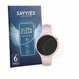 Savvies Screenprotector voor Huawei Watch 6 42 mm - Folie Beschermfolie transparant 6 Stuks
