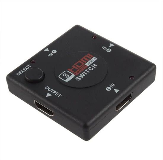 AA Commerce Supersnelle HDMI Switch - Splitter - Schakelaar - 3 Poorts