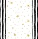 duni 2x stuks kerst thema tafellopers/placemats met sterretjes 40 x 480 cm