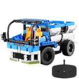 ColorBaby iM.Master 85452 Bouwpakket, op afstand bestuurde betonmixer, 2-in-1, 394 delen, radiobesturing 2,4 GHz, roterende trommel, robuust design, eenvoudige en leuke stemmontage